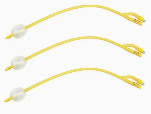 100% Silicone Coated-Latex Foley Catheter